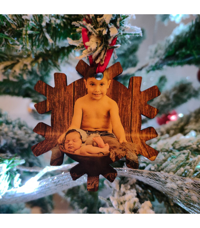 Pack de 3 adornos para árbol de navidad personalizado